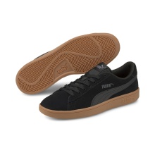 Puma Sneaker Smash v2 (Veloursleder) schwarz Herren